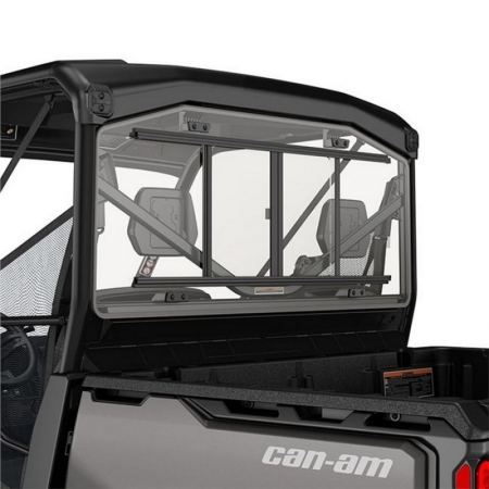 Rear Glass Window with Sliding Panel